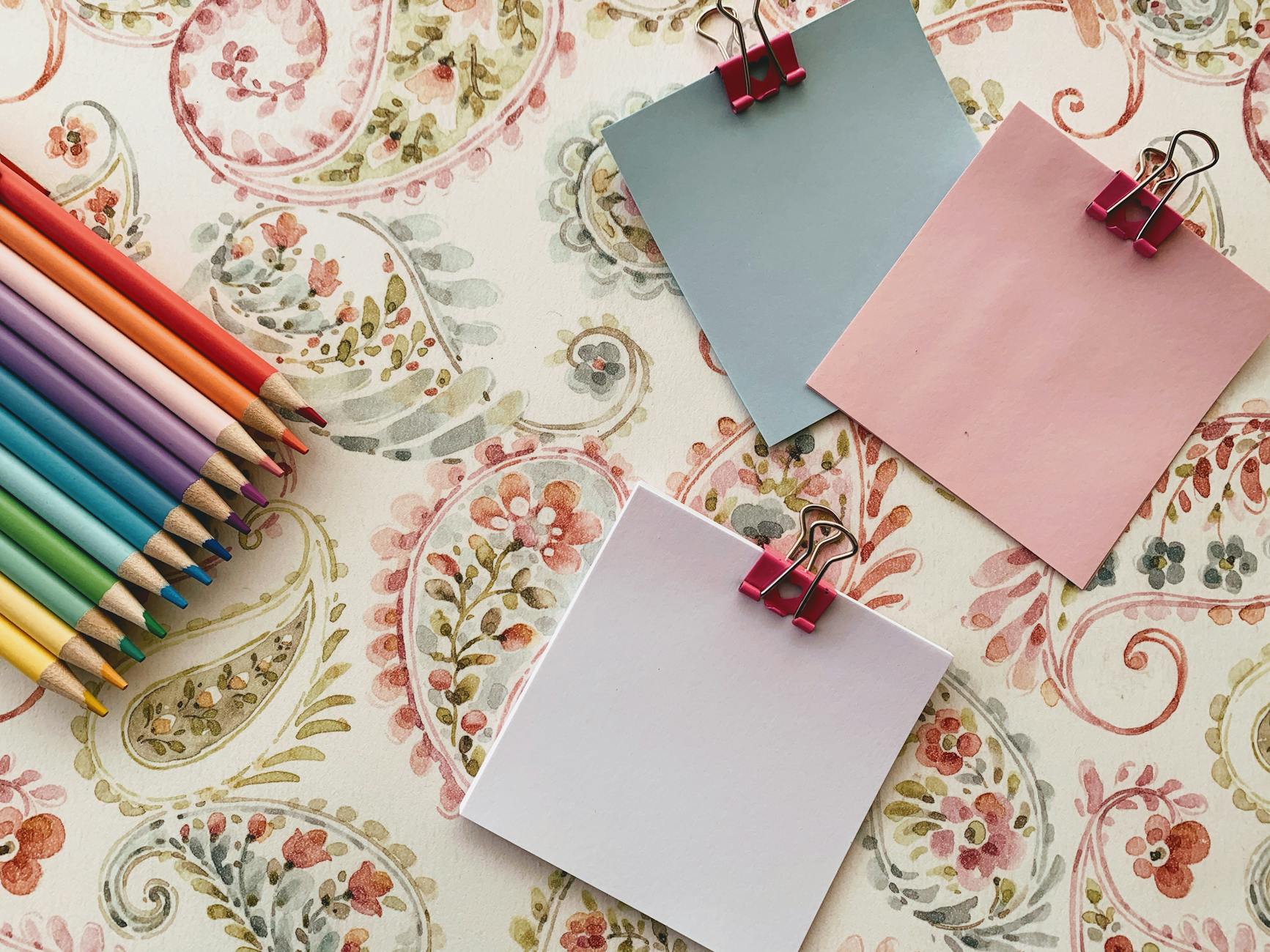 Colourful notepads and stationery for bulk custom orders