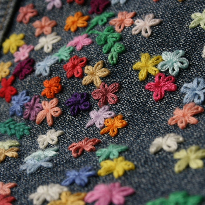a group of colorful flowers