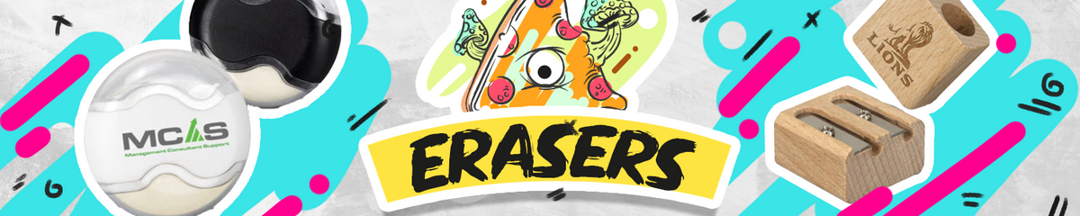 Custom Eraser Design Promotional Custom & Branded Erasers | Corporate Branded Promo Erasers ...