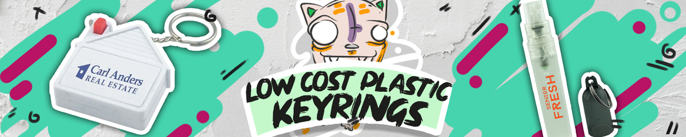 Low Cost Plastic Keyrings