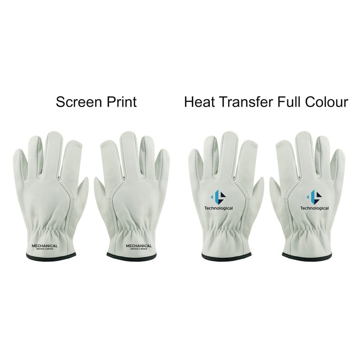 Leather Work Gloves - Custom Promotional Product