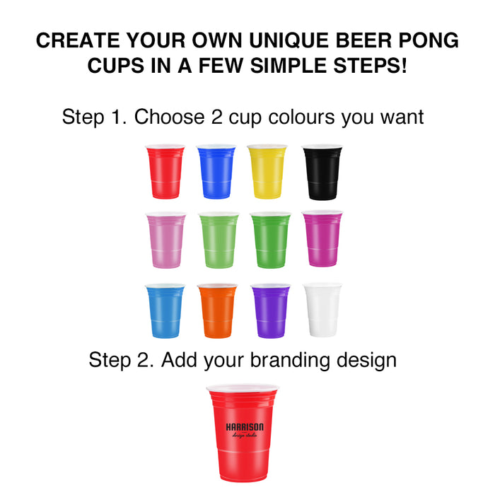 Beer Pong Party Cup Set - Custom Promotional Product
