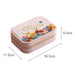 Velvet Jewellery Box with Compartment - A pink velvet jewellery box featuring floral embroidery, with a zip closure and internal compartment.