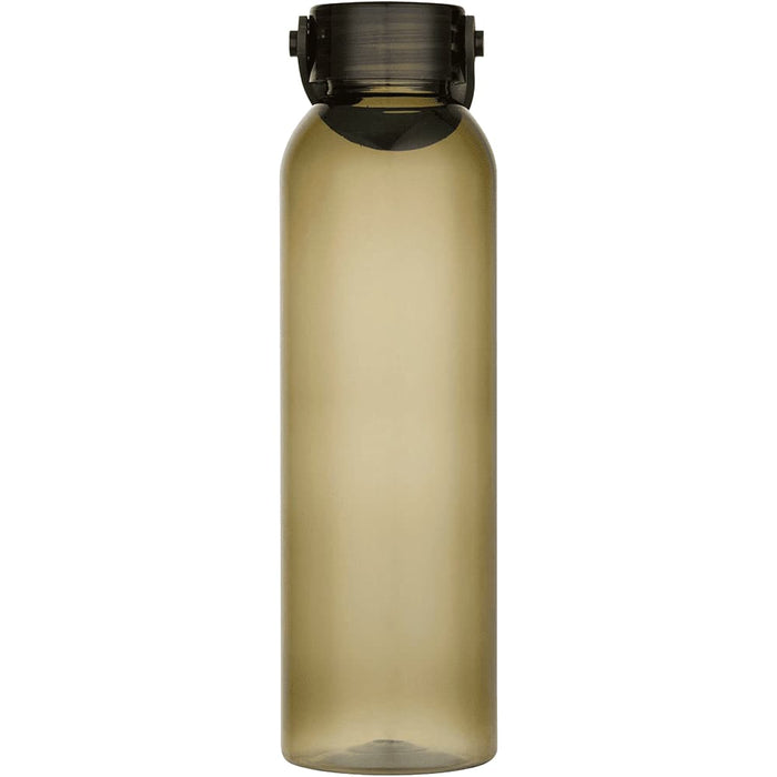 Alti 630 ml RCS Recycled Plastic Water Bottle - A drink bottle made of recycled plastic, featuring a smoky grey colour and a secure lid.