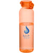 Alti 630 ml RCS Recycled Plastic Water Bottle - A drink bottle made of recycled plastic, featuring an orange body, clear liquid inside, and a logo.
