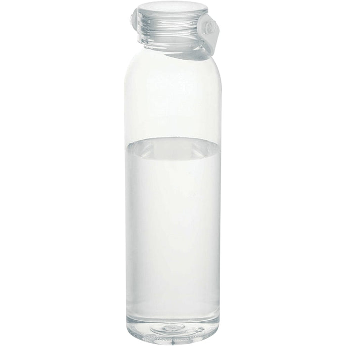 Alti 630 ml RCS Recycled Plastic Water Bottle - A drink bottle made from recycled plastic, featuring a clear design with a screw-on lid.