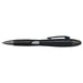 Blossom Pen - A plastic pen in black with a silver accent and a clip, featuring a logo on the barrel.