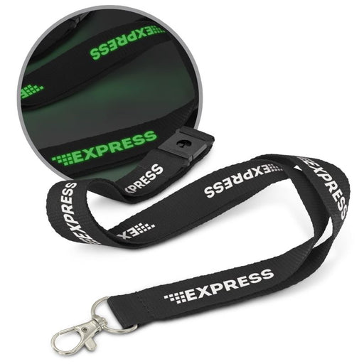 Glow in the Dark Logo Lanyards - Custom Promotional Product