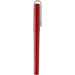 Mauna Recycled PET Gel Rollerball Pen - A red gel rollerball pen with a light-coloured clip and a simple design. It features a logo on the barrel.