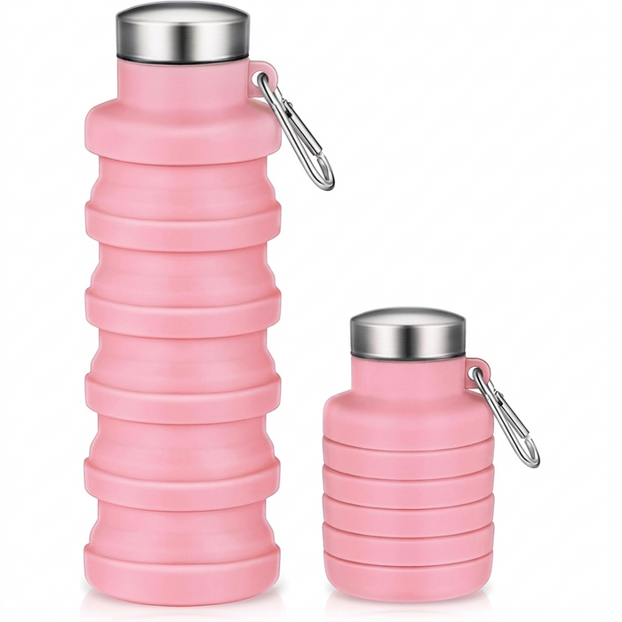 500ml Silicone Collapsible Water Bottle