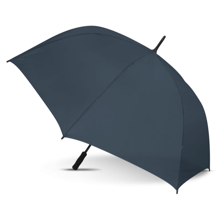 Hydra Sports Umbrella -  Colour Match - A Hydra Sports Umbrella in a dark blue color, featuring a sturdy handle and a curved canopy design.