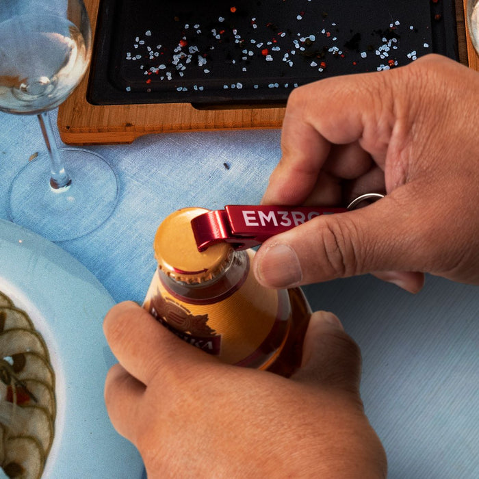 Metal Bottle Opener Key Ring - Custom Promotional Product