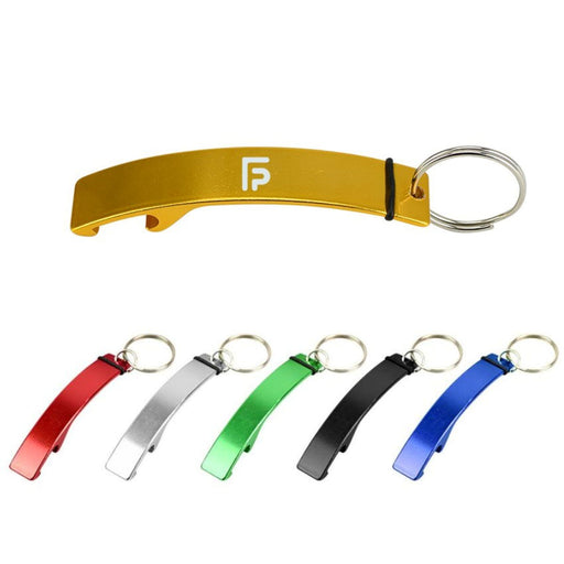 Metal Bottle Opener Key Ring - Large - Custom Promotional Product