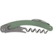 Seasons Nordkapp Waitress Knife - A green waitress knife with a corkscrew, bottle opener, and knife blade, featuring a metallic finish.