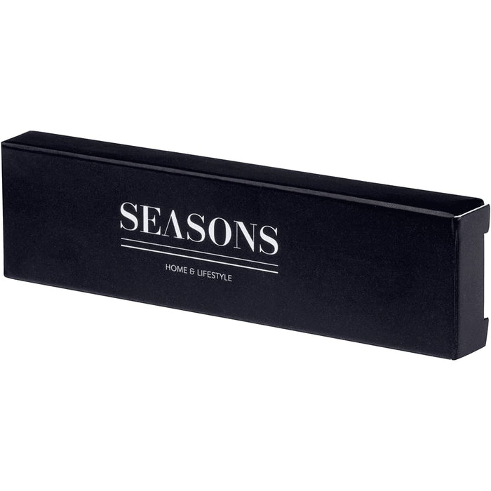 Seasons Nordkapp Waitress Knife - A black box packaging for the Seasons Nordkapp Waitress Knife, featuring a sleek design and logo.