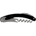 Seasons Nordkapp Waitress Knife - A black and silver waitress knife with a corkscrew, bottle opener, and a small blade. It features a logo.