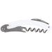 Seasons Nordkapp Waitress Knife - A waitress knife featuring a white handle and stainless steel corkscrew, with an integrated bottle opener.
