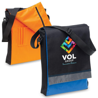 Vertical Leading Edge Satchel - Custom Promotional Product