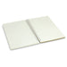 Lancia Full Colour Notebook - Medium - A medium spiral-bound notebook with plain white pages and a yellow spine. It features a branded logo on the cover.