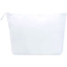 Swift GRS Recycled Toiletry Bag Set - A white toiletry bag with a zip closure, featuring a simple design and a logo.