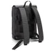 Moleskine Metro Slim Backpack - A black Moleskine Metro Slim Backpack featuring padded straps and a sleek design, with a logo on the surface.
