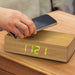 Bamboo Wireless Charging Clock - Custom Promotional Product