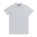TRENDSWEAR Carter Men's Polo - A plain white men's polo shirt with a collar and a logo on the chest.