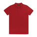 TRENDSWEAR Carter Men's Polo - A red polo shirt with a classic collar and short sleeves, featuring a logo on the chest.