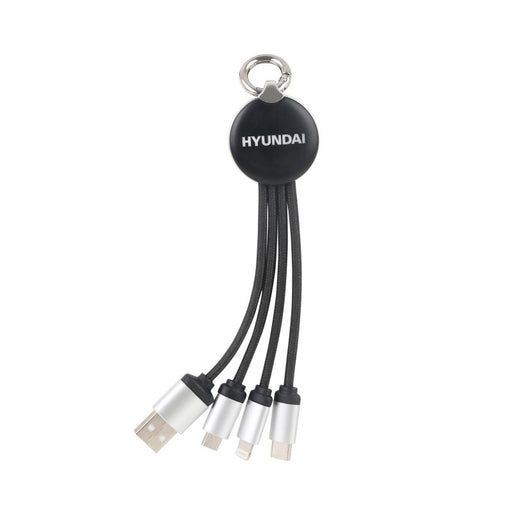 Round Shaped Light Up Charging Cables - Custom Promotional Product