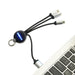 Round Shaped Light Up Charging Cables - Custom Promotional Product
