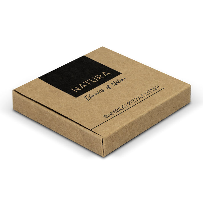 NATURA Bamboo Pizza Cutter - Custom Promotional Product