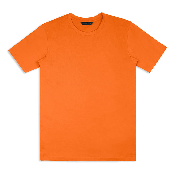 TRENDSWEAR Element Unisex T-Shirt - An orange unisex T-shirt with a simple design and short sleeves, featuring a branding logo.