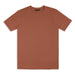 TRENDSWEAR Element Unisex T-Shirt - A unisex TRENDSWEAR Element T-Shirt in a warm terracotta colour, featuring a minimal design and a logo.