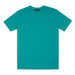 TRENDSWEAR Element Unisex T-Shirt - A vibrant teal unisex t-shirt with a classic crew neck design and short sleeves. It has a logo on the label.