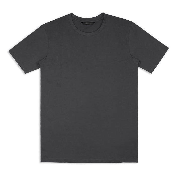 TRENDSWEAR Element Unisex T-Shirt - A grey unisex t-shirt with a crew neck and short sleeves, featuring a logo on the label.