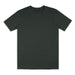 TRENDSWEAR Element Unisex T-Shirt - A dark green unisex T-shirt featuring a round neck and short sleeves, with a branding logo on the inside.