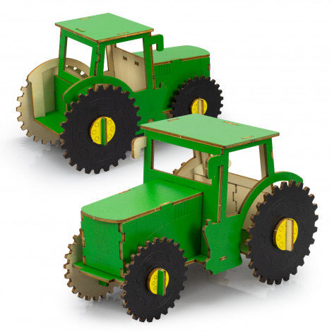 Tractor 3D Wooden Model Puzzle - Custom Promotional Product