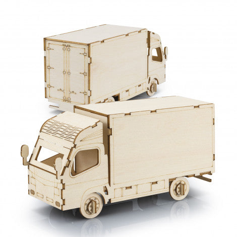 Small Truck 3D Wooden Model Puzzle - Custom Promotional Product