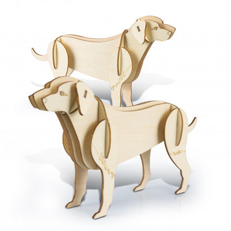Dog 3D Wooden Model Puzzle - Custom Promotional Product