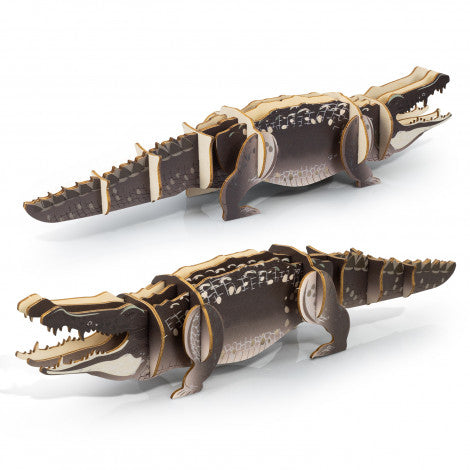 Crocodile 3D Wooden Model Puzzle - Custom Promotional Product
