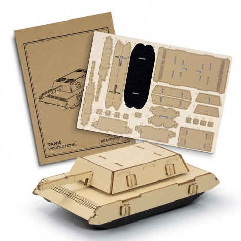 Tank 3D Wooden Model Puzzle - Custom Promotional Product