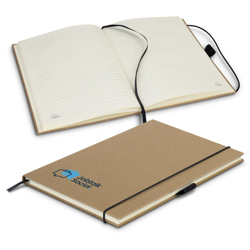 Sugarcane Paper Hard Cover Notebook - Custom Promotional Product