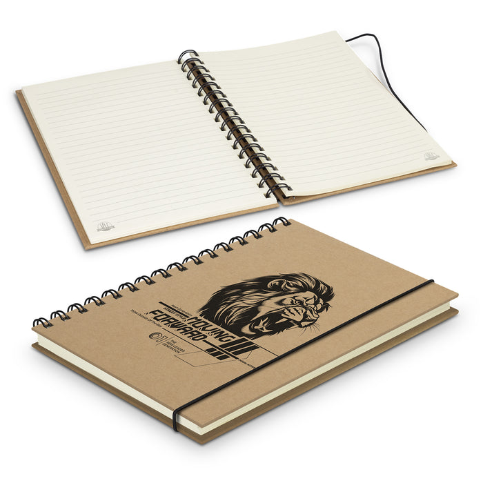 Sugarcane Paper Spiral Notebook - Custom Promotional Product