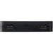 Gaia 4-Port USB Hub w/  USB-A & Type-C Output & Dual Input - A black USB hub featuring two USB-A and two Type-C ports on one side. It has a simple, sleek design.
