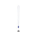 Anser Recycled Plastic Smartphone Lanyard w/ 27W 5-in-1 Built-in Cable - A blue lanyard made from recycled plastic with a clip at the end for attaching a smartphone or device.