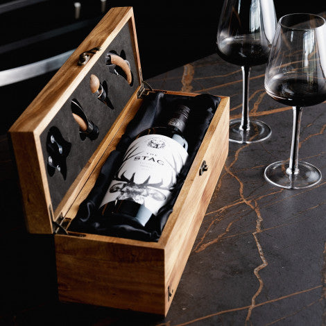 Keepsake Wine Box Gift Set - Custom Promotional Product