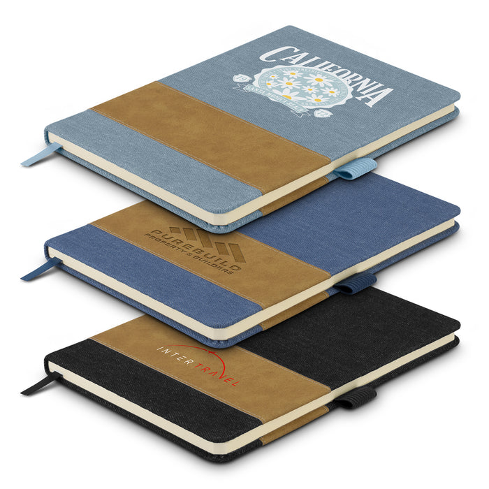 Denim Notebook - Custom Promotional Product