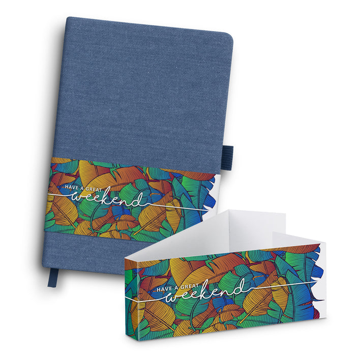 Denim Notebook - Custom Promotional Product