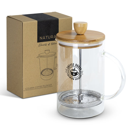 NATURA Azzurra Coffee Plunger - Custom Promotional Product