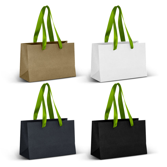 Small Ribbon Handle Paper Bag - Custom Promotional Product